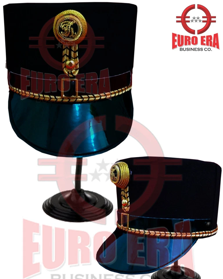 Napoleonic 18th century Austrian Hungary Military Officer Shako Style Kepi Hat - Image 3 of 3