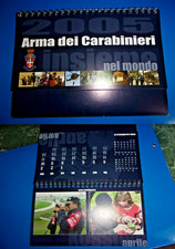 CALENDARIO planner da tavolo ARMA CARABINIERI INSIEME NEL MONDO 2005