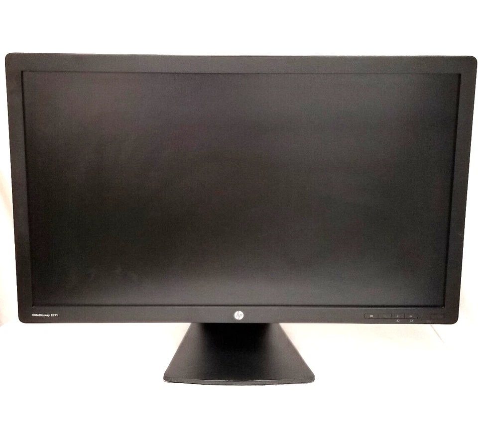HP EliteDisplay E27i 27-inch LED Monitor Full HD 1920 x 1080 Display & VGA Port - Image 2 of 4