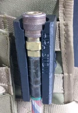 Airsoft HPA Hose Holder MOLLE Piece (Black)