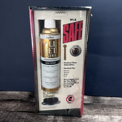Vintage 1984 California Safe Hair Spray Decoy Safe Unscrewable Bottom