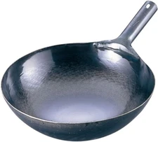 YAMADA Chinese Hammered Iron Wok 36cm 1.6mm thick ATY9236