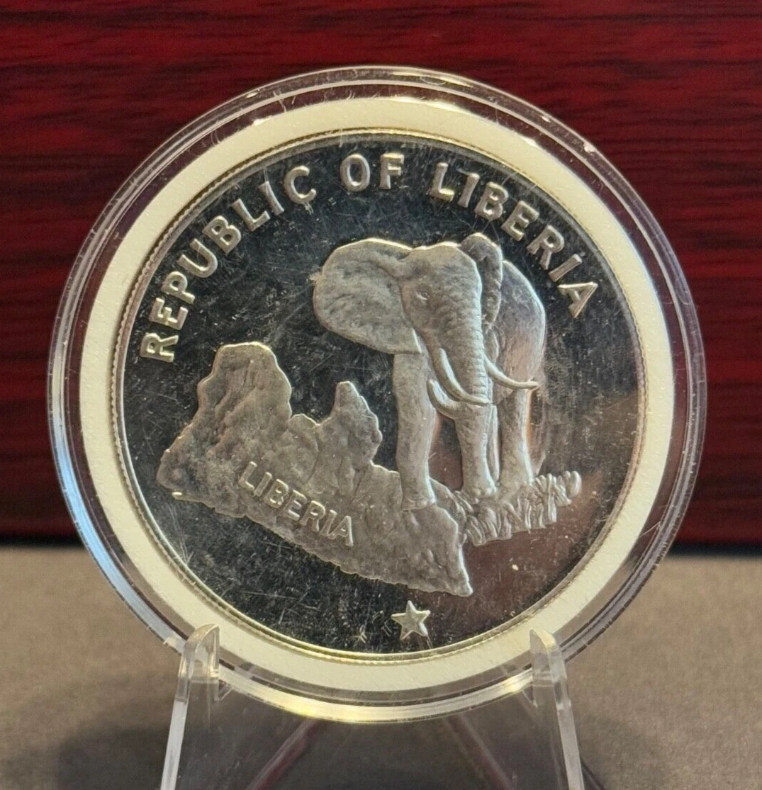 Silver 1973 Liberia Coins for sale | eBay