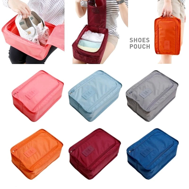 Portable Travel Zip Pouch Storage Shoe Bag Organizer Waterproof