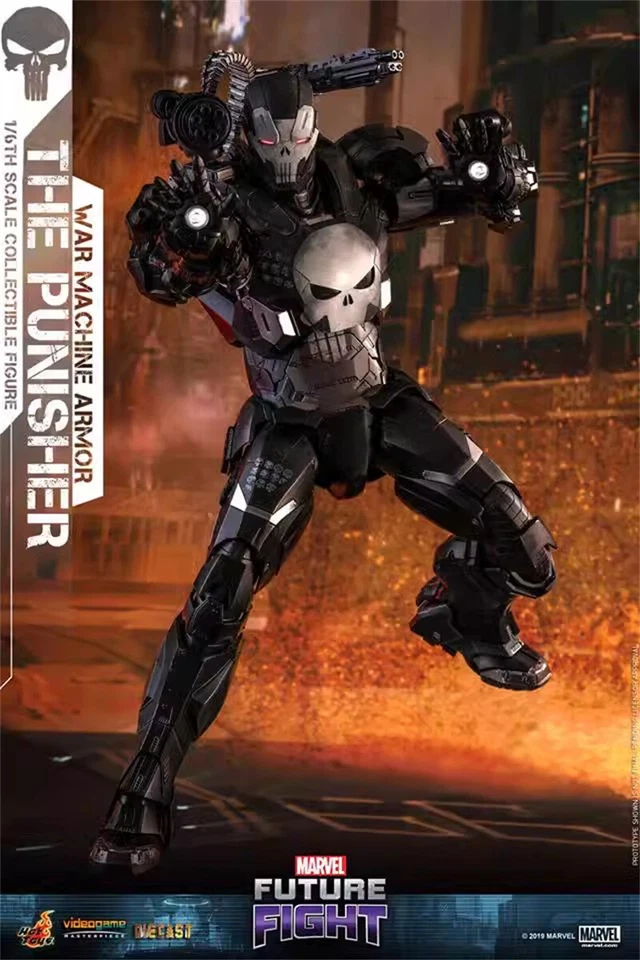Figura de acción modelo Hot Toys VGM33D28 1/6 Future Fight The Punisher War Machine Foto 4 de 4