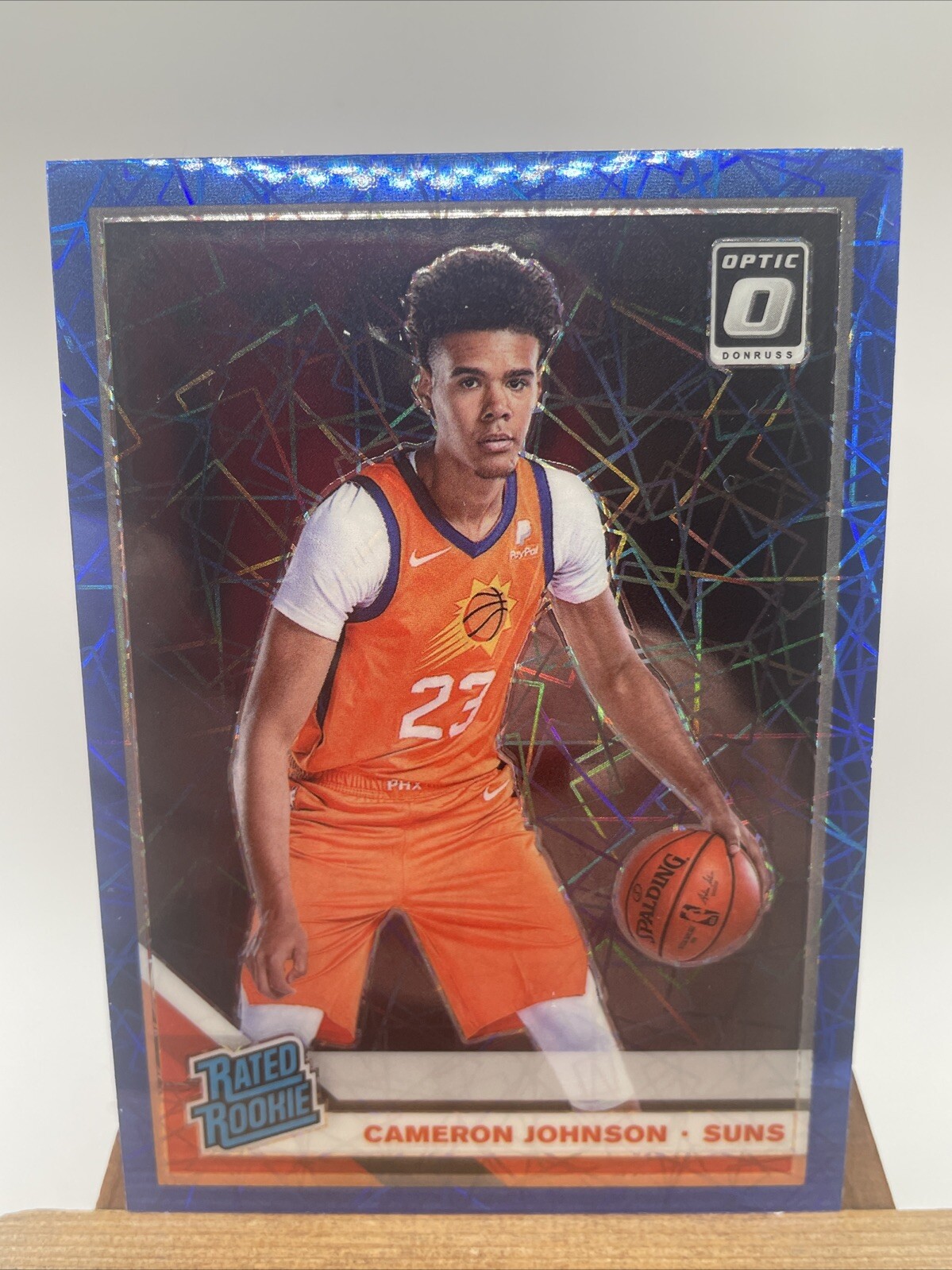 Cameron Johnson 2019-20 Panini Donruss Optic Blue Velocity #200