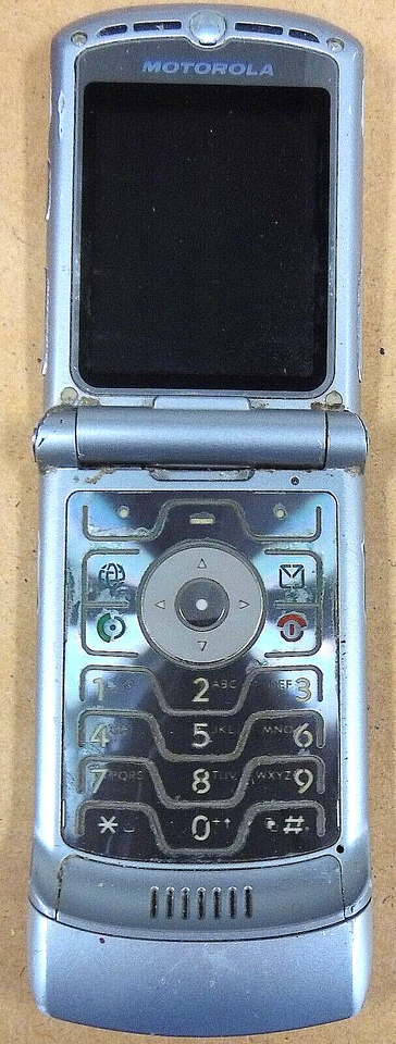 Motorola RAZR V3 - Silver ( GSM ) Cellular Flip Phone | eBay