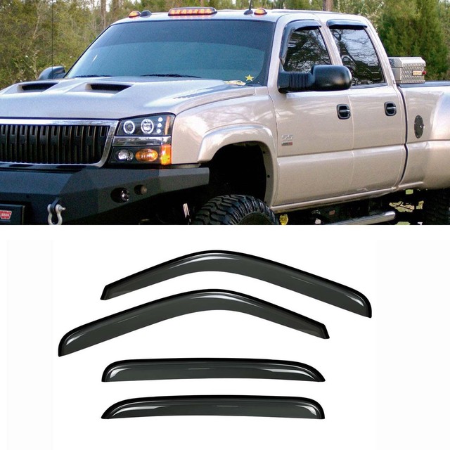 Rain Guards Visor 2pcs GMC C1500 Sierra Pickup 19891994 1995 1996 1997