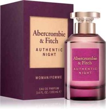 Abercrombie  Fitch Authentic Night Women 3.4 oz / 100 ml Eau de Parfum