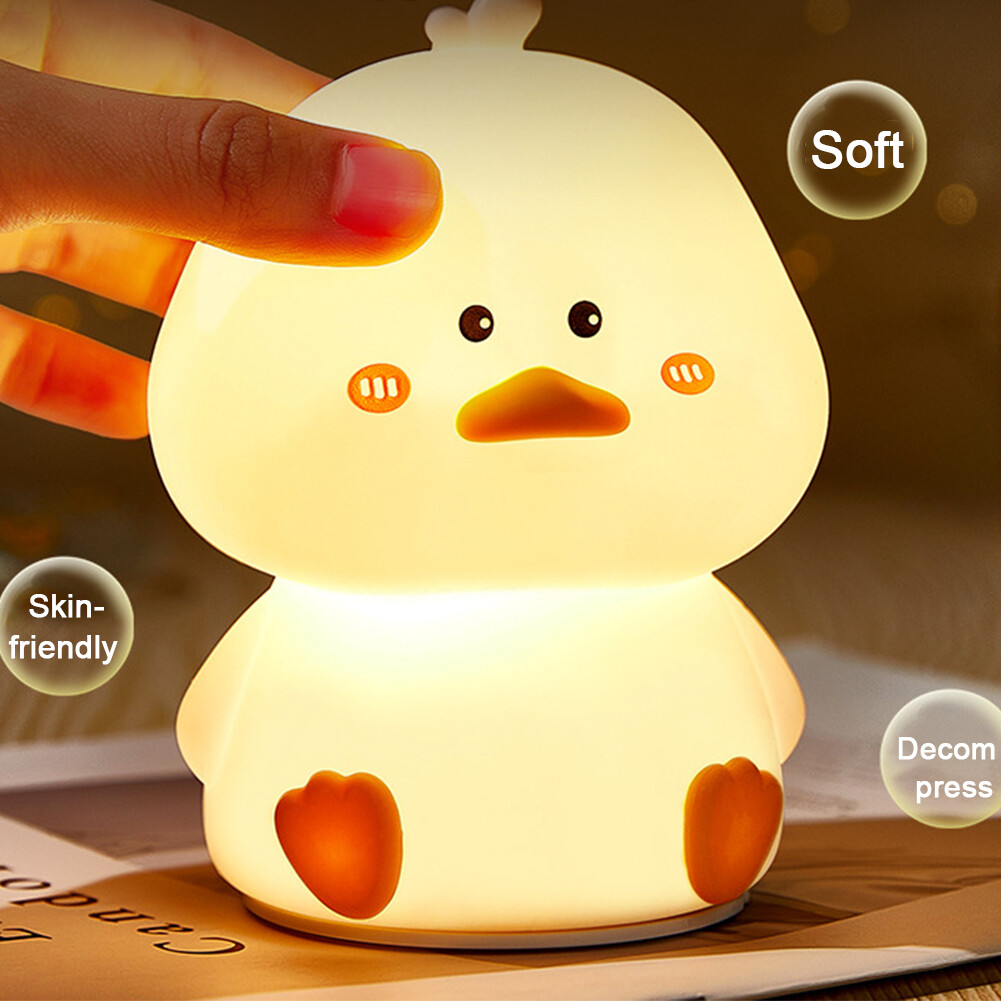 Dorm Breastfeeding Lamp Cute Duck Touch Control LED Night Light Desktop For Kids eBay