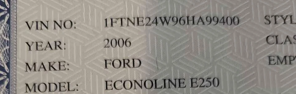 Arnés de cableado de faros Ford E250 Econoline 2006 furgoneta 4,6 SOHC Foto 4 de 4