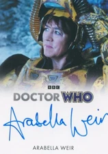 VL NEW 2024 Doctor Who Autograph card of Arabella Weir as Billis Full Bleed DDD