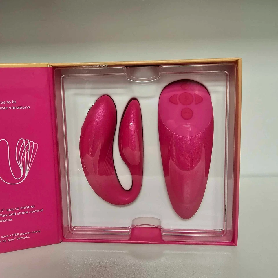 Vibrador recargable para parejas We-Vibe Chorus - Caja original - Rosa Foto 3 de 4