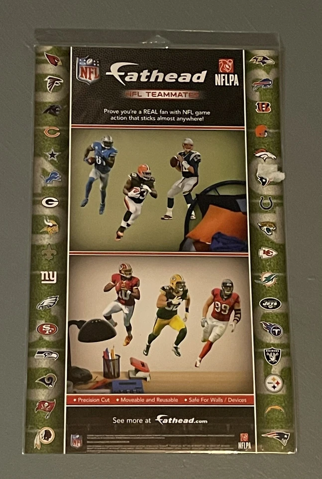 FATHEAD Compañeros de Equipo Robert Griffin III 8"x18" Redskins Commanders QB Nuevo Stock Antiguo Foto 2 de 2