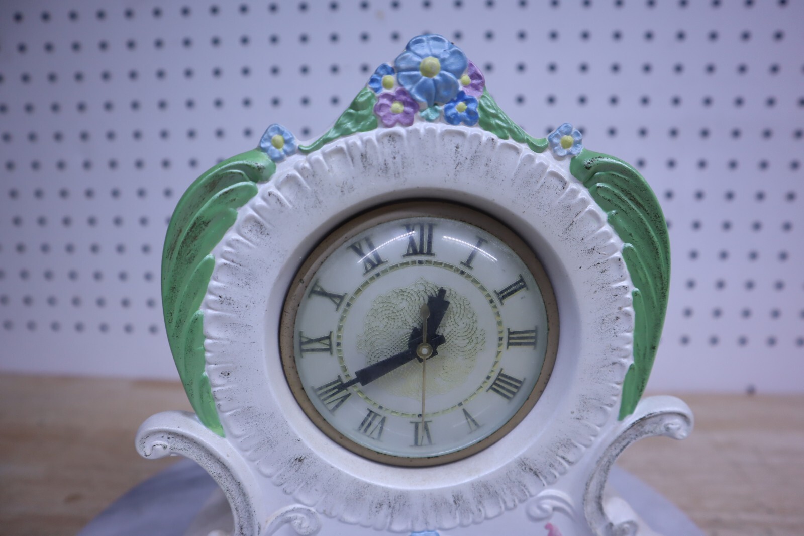 Nice Vintage Working Lanshire Model XL7 Electric Clock & Motor W