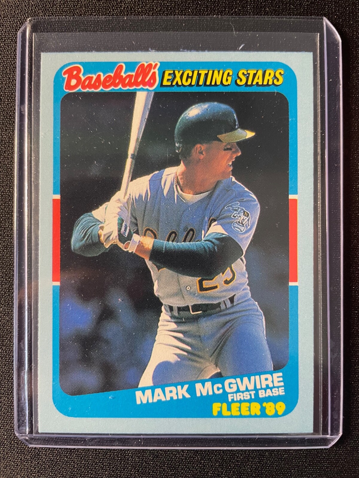 1989 Fleer Baseball's Exciting Stars Mark McGwire #32 of 44 Athletics!!!