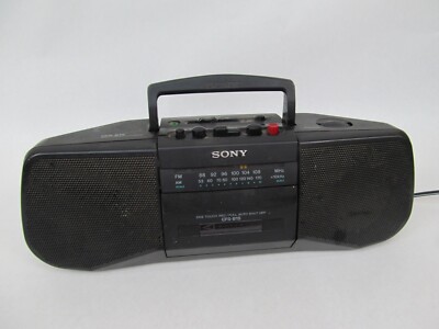Sony CFS-B15 Boombox Stereo Tape Recorder Radio 