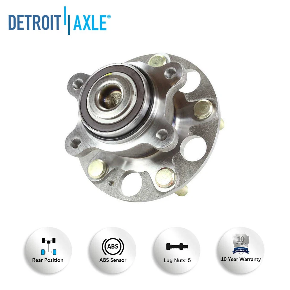 Cojinete de rueda trasera y buje para Honda Civic Acura CSX 2006 2007 2008 2009 2010 Foto 4 de 4