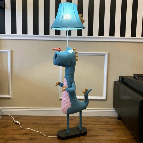 Stylish 51'' Tall Floor Lamp Kids Room Dino Shaped Stainding Lamp Adjustable - Picture 7 of 11