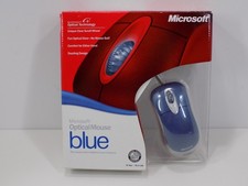 NEW SEALED Microsoft Optical Mouse Blue K81-00004 USB/PS2
