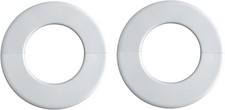 2 Pack Wall Split Flange ABS Round Escutcheon Plate for 3.0"/ 76mm Diameter Pipe