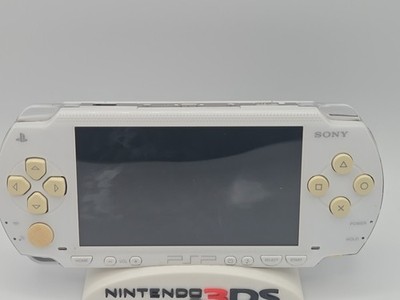 Sony PSP 1000 White Handheld System With Black Battery Cover