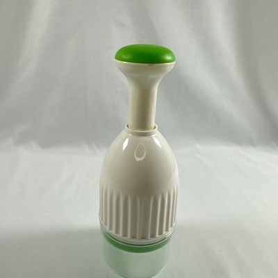 Progressive Prep Solutions Fresh Food Chopper, white and green