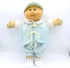 1985 Cabbage Patch Kids HM4 Boy Doll With Blue Outfit & Hat Signed By Xavier Rob