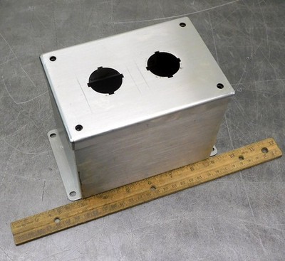 Hoffman E2PBXSS Stainless Steel Push Button Enclosure 30.5mm