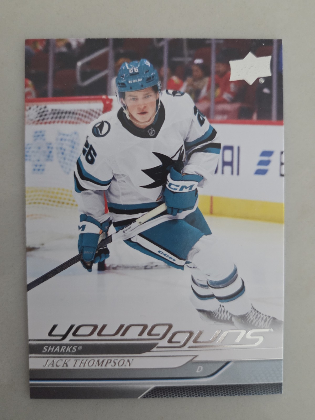 2024-25 Upper Deck UD Young Guns YG Jack Thompson Rookie Card RC #468 Sharks