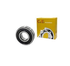 2Pcs CKU 6203 2RS C3 Deep Groove Ball Bearings 17x40x12mm Double Rubber Sealed