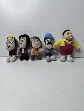 LOTE de 5 peluches Televisa El Chavo Del Ocho Quico Don Ramón Señor Barriga Ñoño