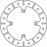 TRW Bremsscheibe (FüR: Kawasaki KX 450 F 4T KX450E 09-11 Hinten )