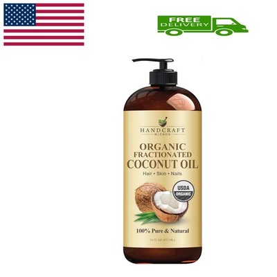 Organic Fractionated Coconut Oil | 100% Pure and Natural | Bath & Body Oil | ...
