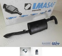 Imasaf ESD Auspuff Endtopf + Anbauteile für Alfa 90 2.4 TD 1984-1987