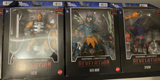 Mattel Masters Universe Revelation Fisto Mer-Man Spikor Boxed Action Figures
