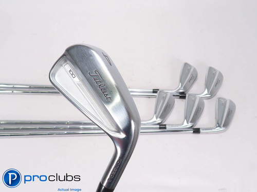 Nice Titleist '23 T100 Forged 4-9 Iron Set - KBS Tour X-Flex Steel +1/2" 504627