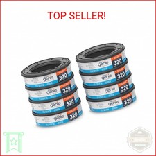 Diaper Genie Essentials Round Refill 8-Pack Holds Up to 2560 Newborn Diapers