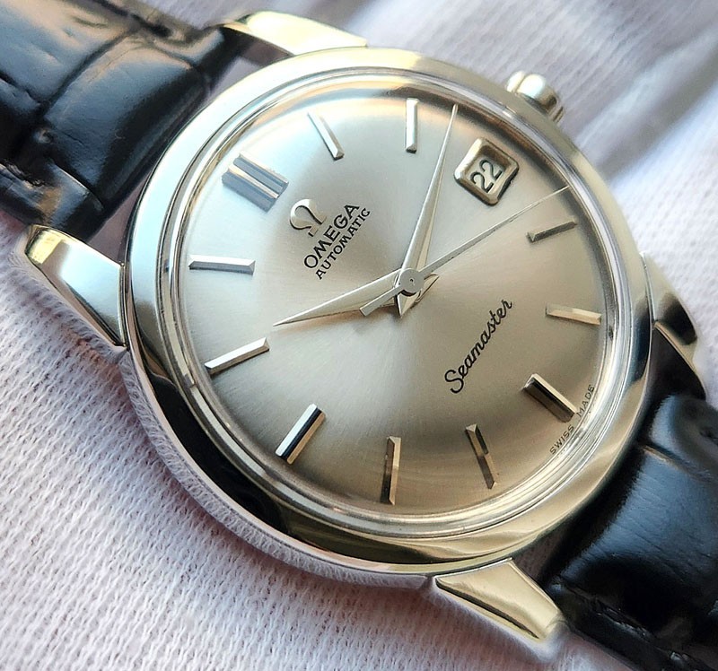 OMEGA SEAMASTER AUTOMATIC CAL503 DATE SILVER DIAL MEN'S WATCH