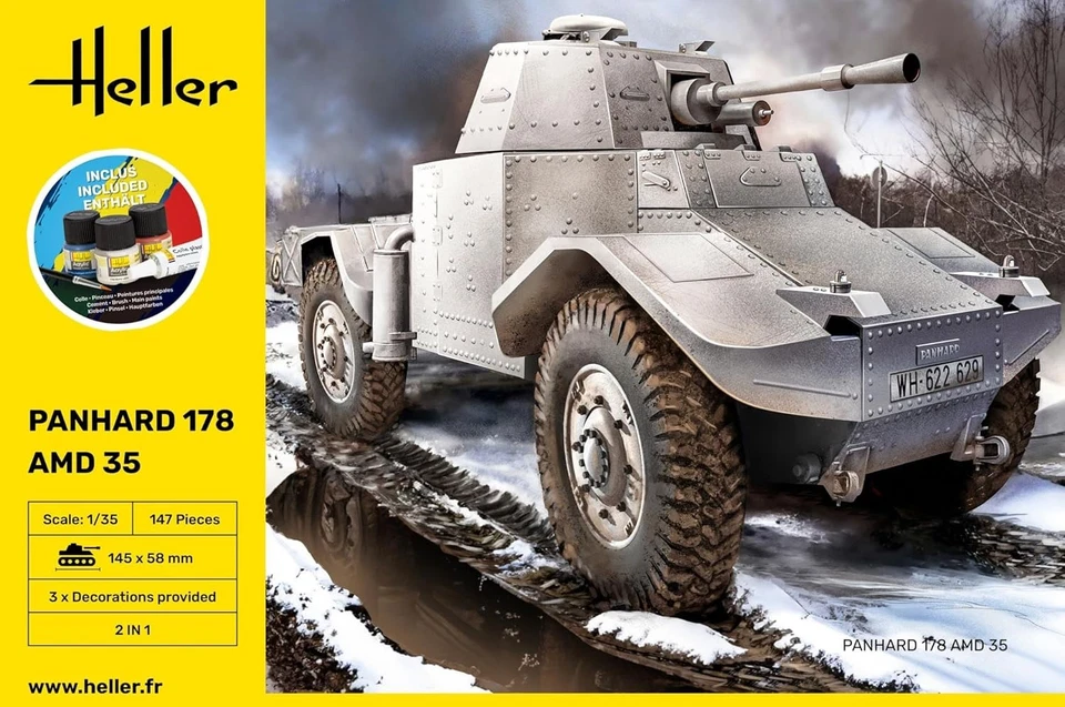 Heller - 1/35 Starter KIT Panhard 178 (9/23) * - Immagine 2 di 4