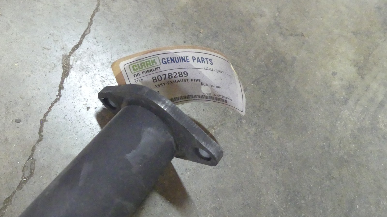 Drawbar On Telehandler NOS Forklift Exhaust pipe Clark Part # 8078289 | eBay