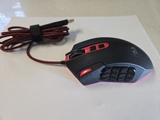 Redragon Wired Gaming Mouse 12400 DPI Black/Red 12 Programmable Buttons LED