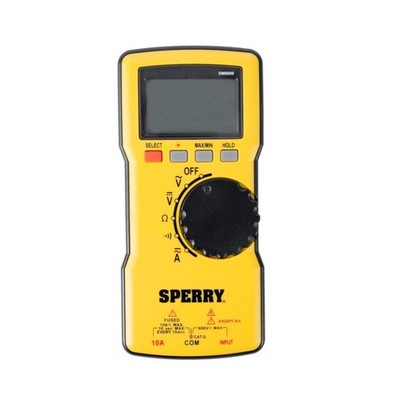 Digital Multimeter 600V AC/DC Auto Ranging 10A Thin Design
