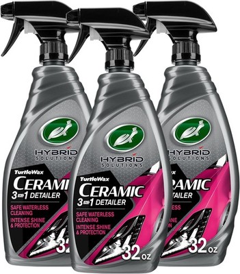 Turtle Wax Hybrid Solutions Ceramic 3-in-1 Detailer - 32 Fl Oz, 3 Pack
