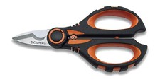 3 CLAVELES Multifunktions-Elektrikerschere aus Edelstahl mit Etui 16 CM