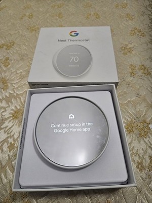 Google Nest Thermostat Smart Thermostat Snow