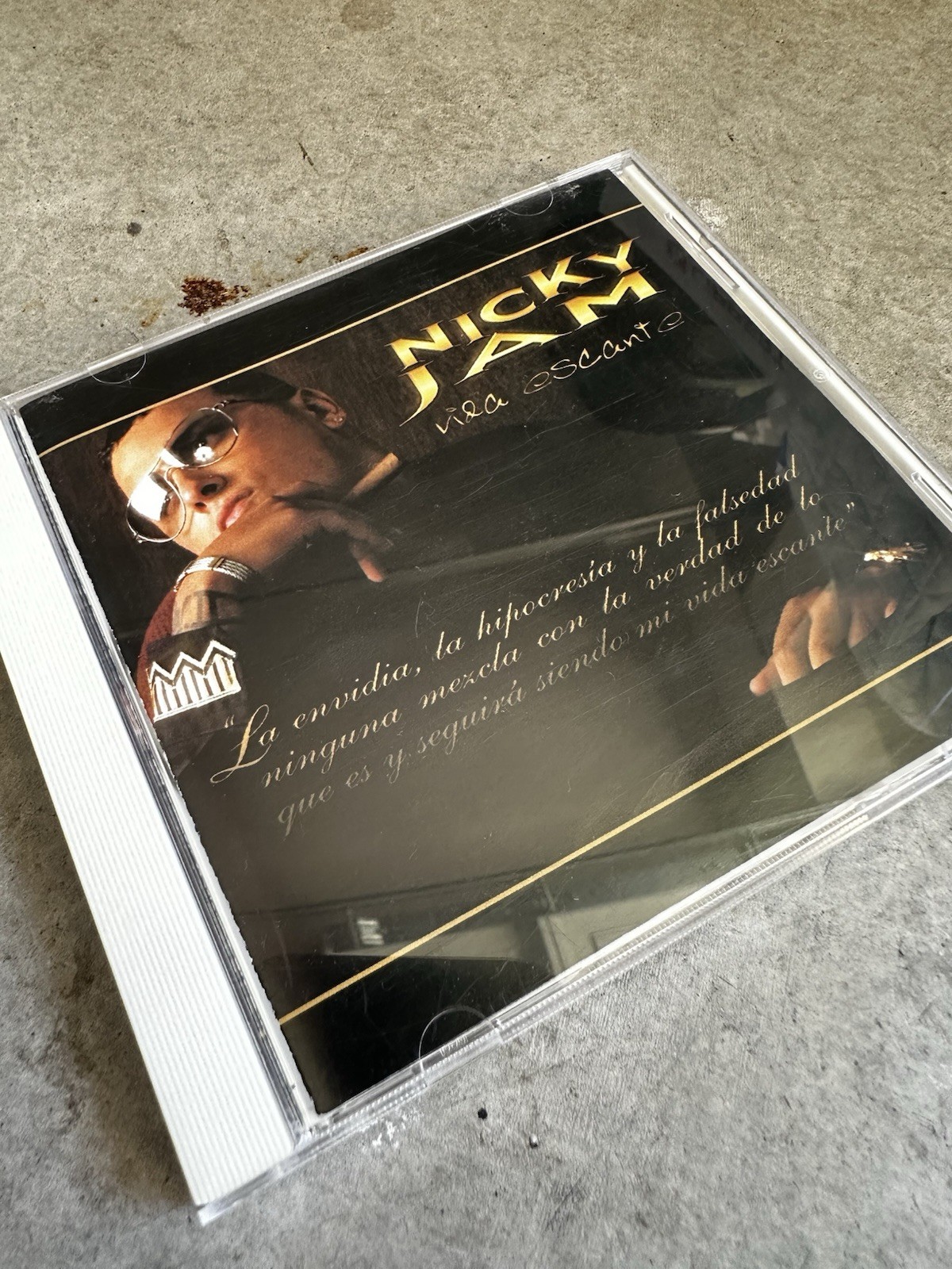 - CASE ONLY - Nicky Jam Vida Escante 2005 Latin Spanish Jewel Case