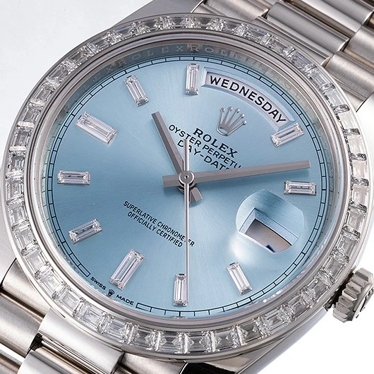 Rolex Day Date40 228396TBR Platin 40mm Diamant Lünette Automatik 1956 #KMW078 - Bild 2 von 3