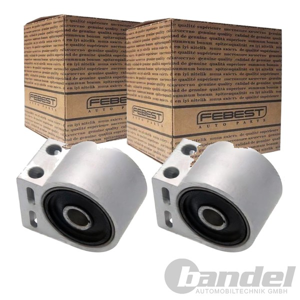 2X Febest Querlenkerlager Buchse Hinten Vorne Unten Passend FüR Chevrolet Captiv-image