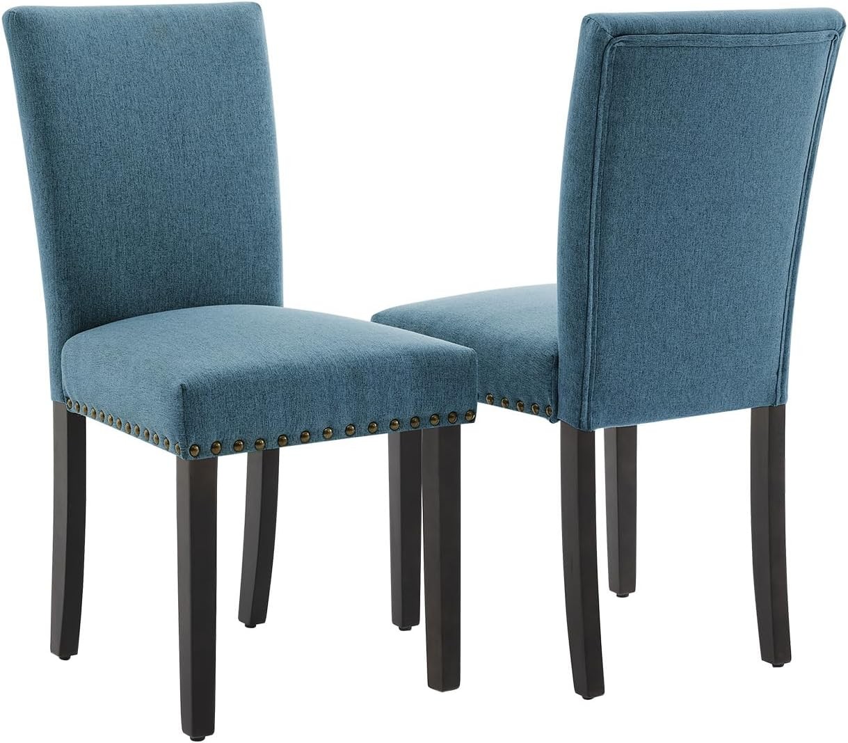 S Fabric Parsons Dining Room Chair With Wood Legs
